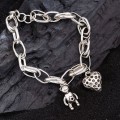 Sweet Cool Style Strawberry Bear Bracelet For Women Retro Punk