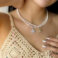 Beachside Vacation Necklace Clavicle-length Chain