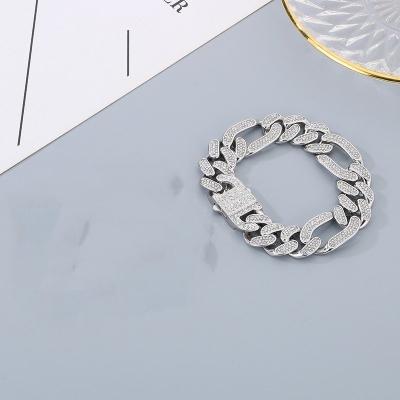 Stainless Steel Men's Necklace Bracelet Set