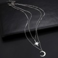 Japan-Korea Style Trendy Titanium Steel Cutout Fashionable Minimalist Clavicle Chain
