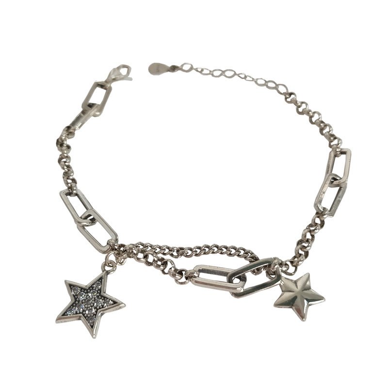 Versatile Arrival Sterling Silver Pentagram Bracelet For Women