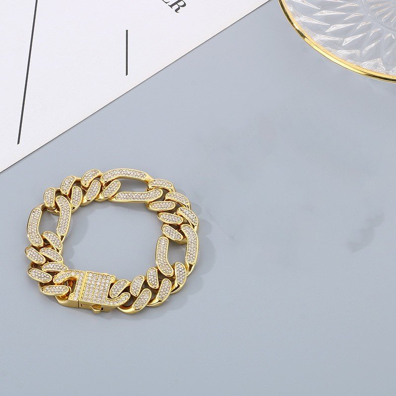 Stainless Steel Men's Necklace Bracelet Set