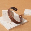Vintage Red Copper Magnetic Bracelet Tree Of Life Pattern Magnetic Bangle For Men Women