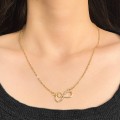 Infinite Symbol Necklace Choker Minimalist Light Luxury