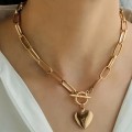 Chain-openable Heart Pendant Made Of Alloy