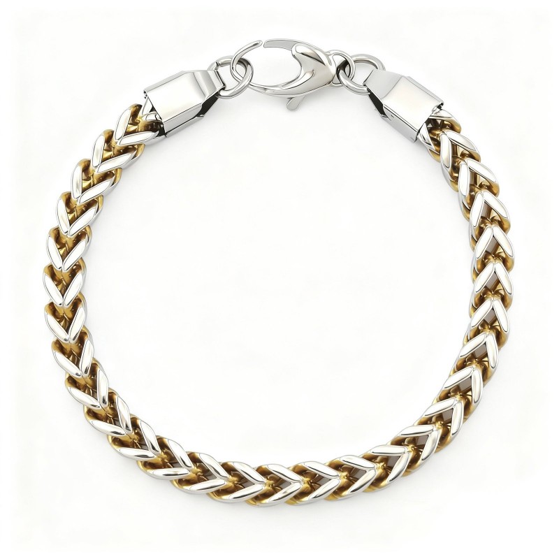 Hip-hop Personality Reversible Four-sided Bracelet