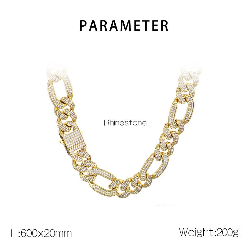 Stainless Steel Men's Necklace Bracelet Set