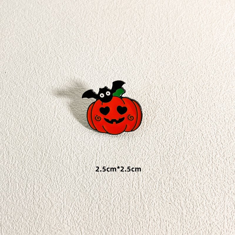 Halloween Cartoon Pumpkin Brooch
