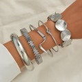 Retro Minimalist Chain Bracelet For Women Fashionable Mixed-style Open Design