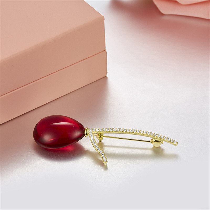 Confession balloon brooch