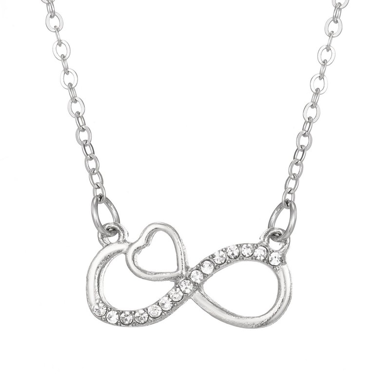 Infinite Symbol Necklace Choker Minimalist Light Luxury